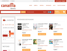 Tablet Screenshot of libreriacanaima.com